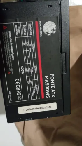 Vendo fonte funcionando perfeitamente