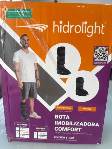 Bota Imobilizadora Comfort Modelo Curto Tamanha M do número 38 a 42