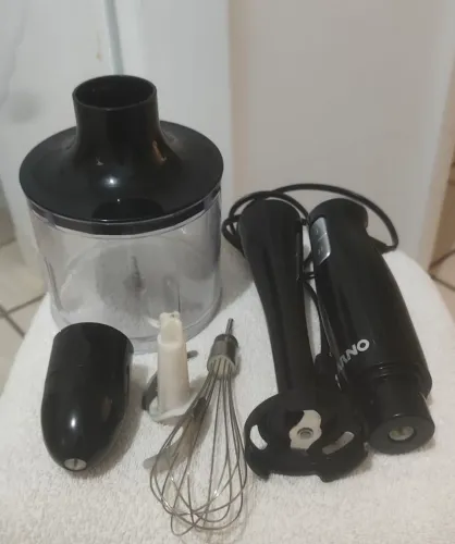 Mixer Arno Turbomix 3 Em 1 Completo (Mixer, Processador E Batedor)