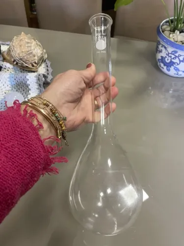 Balão volumétrico pyrex 800 ml