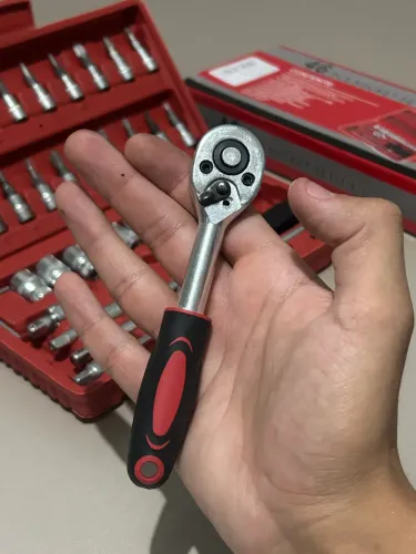 Kit Ferramentas Completo Catraca + Soquetes - Ideal Moto e Carro | Abreu e Lima