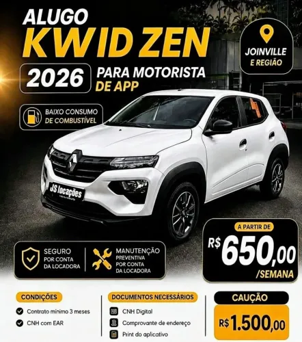 Aluga-se para motorista de app