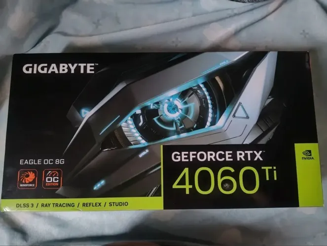 RTX 4060 Ti 8GB Gigabyte - Com NF + Garantia de Fábrica - Impecável