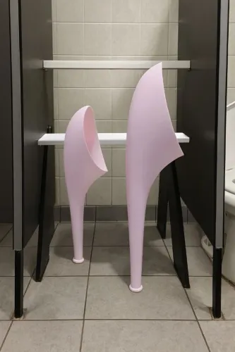 Urinol Feminino Portátil 20cm ou 25cm em PLA - Ideal para Viagens e Camping