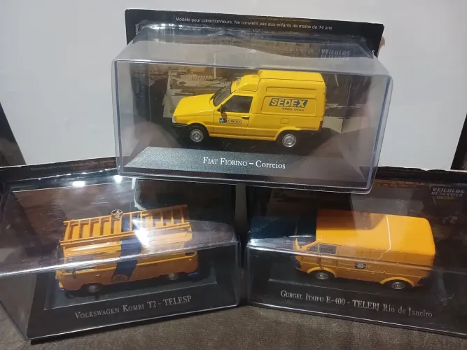 Pac 3 Carrinhos Veículos de Serviço 
