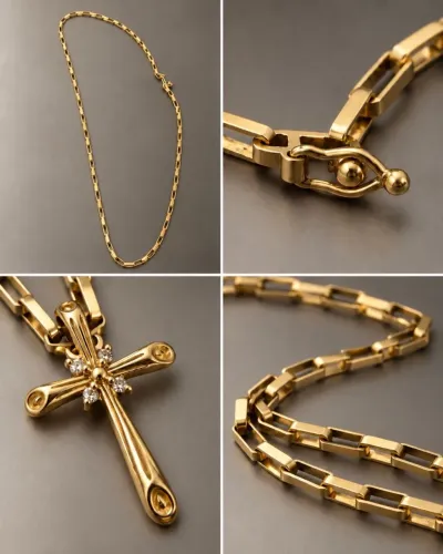 Corrente de Ouro com Pingente