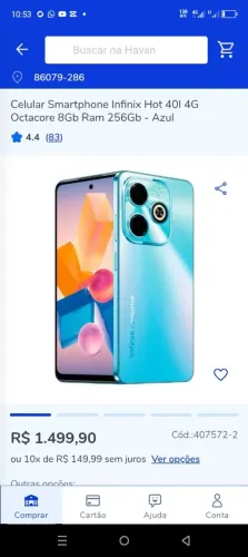 Vendo celular infinix positivo 40 i