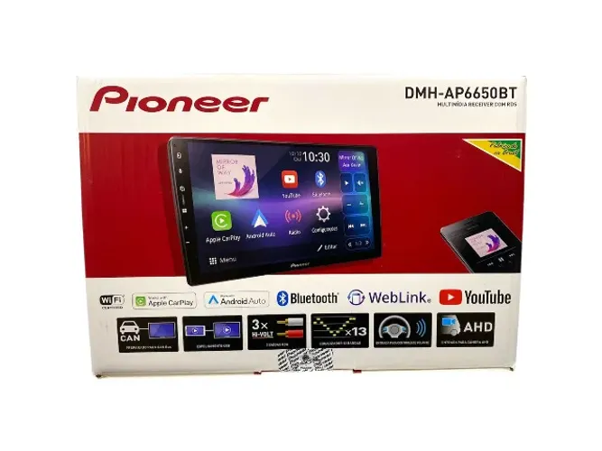 Pioneer DMH-AP6650BT | A multimídia 9? mais procurada | CarPlay/AA