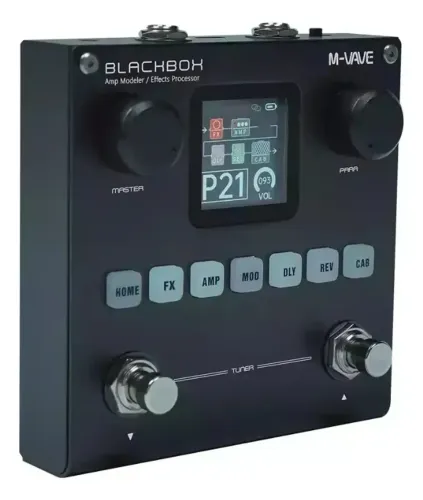 Pedaleira Para Guitarra M Vave - Blackbox