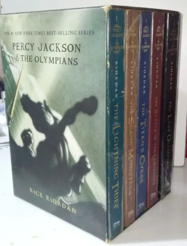 Percy Jackson & the Olympians em Inglês, box
