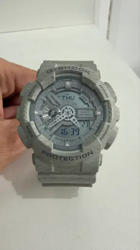 Casio G-Shock Original GA-110HT Cinza/Branco - Excelente Estado