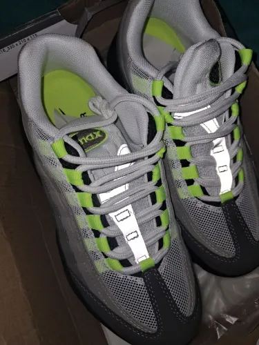 AIR MAX 95  CINZA/VERDE 