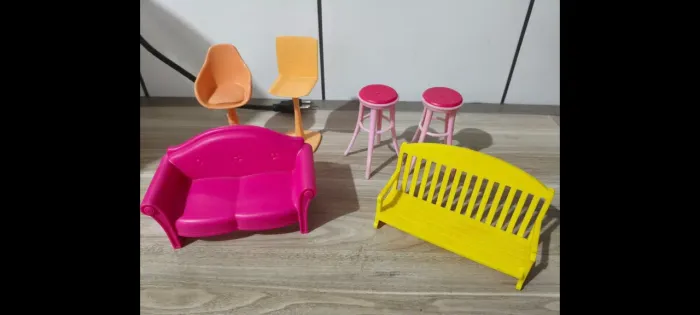 Lote móveis Barbie 