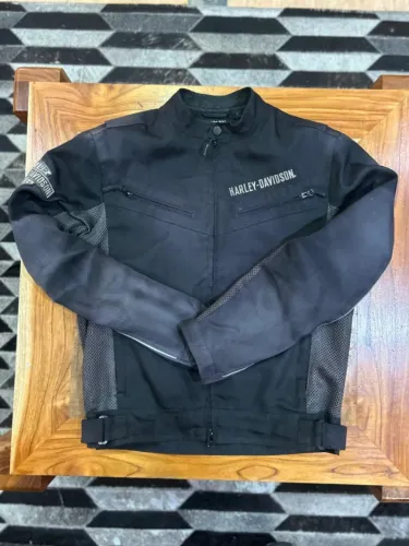 Jaqueta Harley Davidson Original Ventilada Preta Tam P