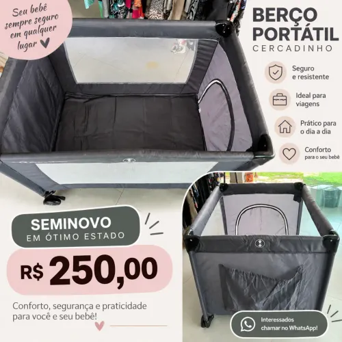 BERÇO PORTÁTIL- cercadinho