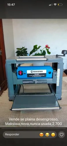 plaina desengrosso, Maksiwa nova nunca usada