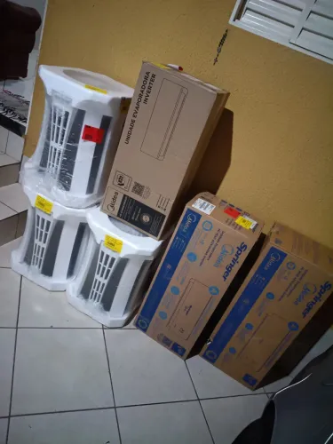 Ar condicionados MIDEA 9.000 e 12.000 Btus