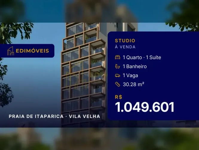 Studio cobertura na Praia de Itaparica, conforto e segurança em um só lugar
