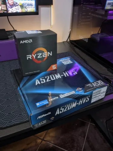 Kit Ryzen 5 5500 + A520M-HVS Asrock