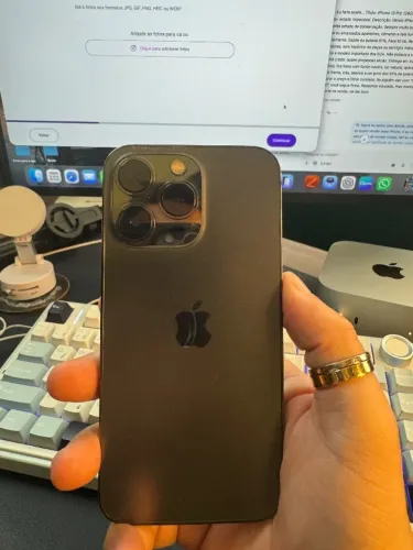 iPhone 13 Pro 128GB? 91% saúde da bateria? estado impecável.
