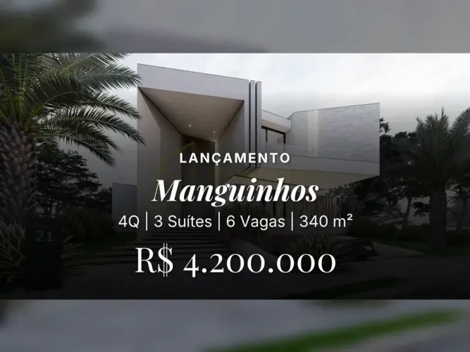 Casa Triplex Exclusiva em Manguinhos com Piscina e Rooftop