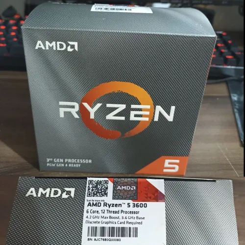 Processador AMD Ryzen 5 3600 (AM4) - Excelente Estado (Desempenho Acima da Média)