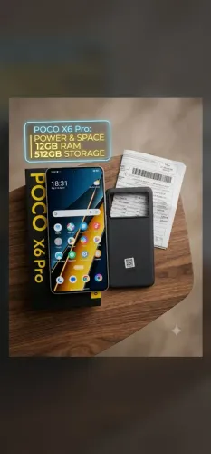 Poco x6 pro 12/512 impecável completo 