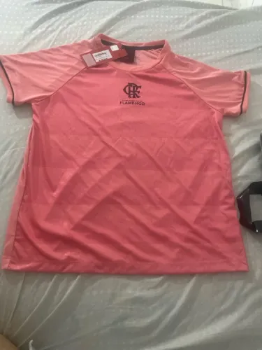 Camisa rosa do Flamengo Braziline oficial