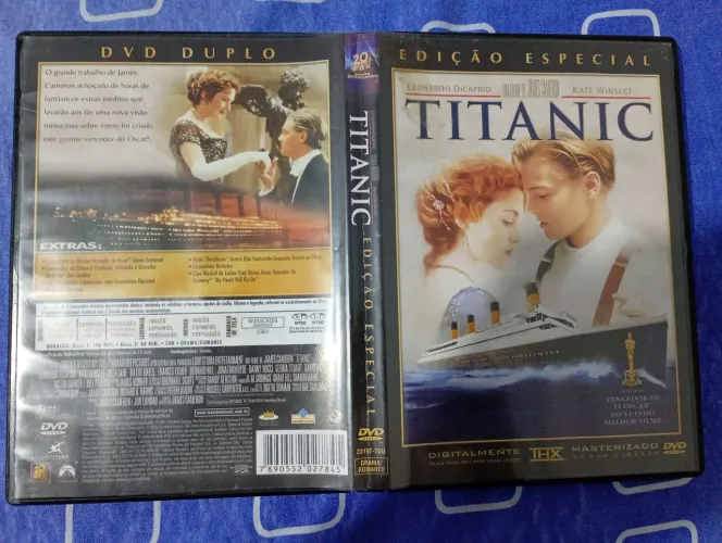 DVD DUPLO TITANIC (2 DISCOS) DUBLAGEM CLÁSSICA 