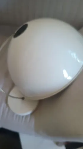 Lustre/abajur branco em perfeito rstado