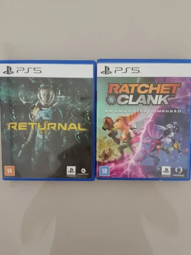 Combo 2 Jogos de PS5: Ratchet & Clank + Returnal (Mídia Física)