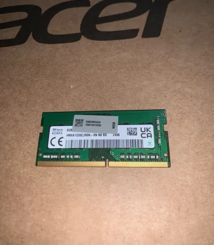 RAM SK hynix 8GB DDR4 3200MHz Notebook | R$ 400