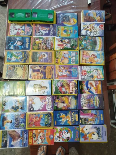Fita K7 wall Disney coleção