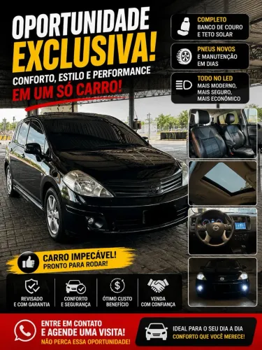 Nissan Tiida SL 1.8/1.8 Flex 16V Mec. 2012