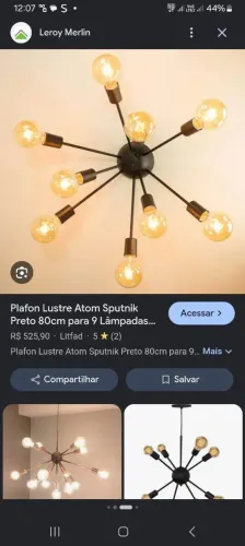 Ótima oferta lustre pouco usado em perfeito funcionamento