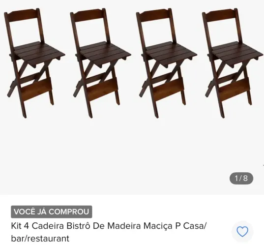 Cadeiras bistrô