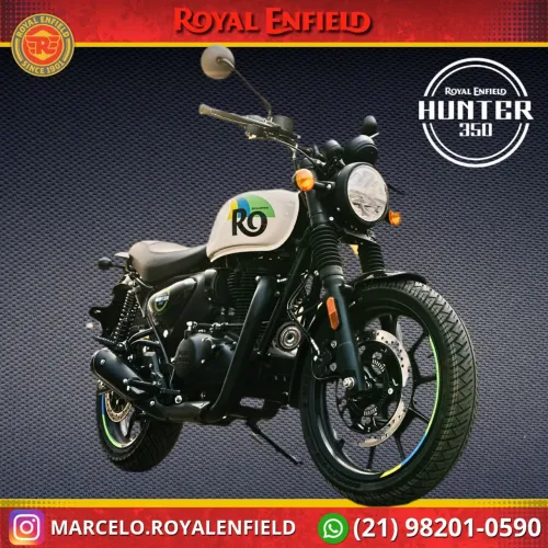 Hunter 350 2027 - Brazil White 0KM-  R$19.990 (SOMENTE EM JULHO) - Marcelo Mattos 