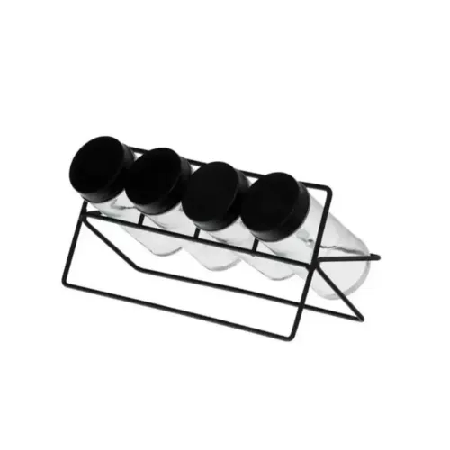 Porta tempero horizontal 4 potes