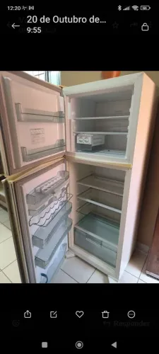 Geladeira duplex 480  litros com Dispenser de água 