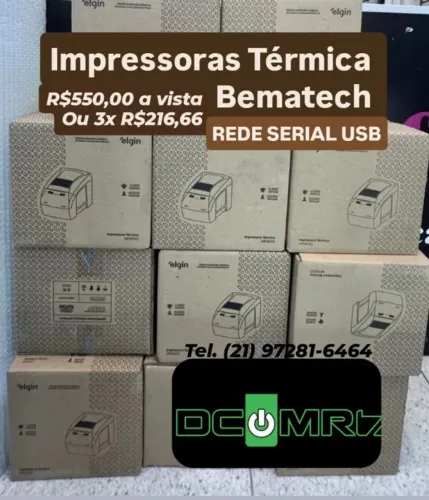 Impressora Térmica Bematech MP 4200ths (rede - usb - serial) novo 