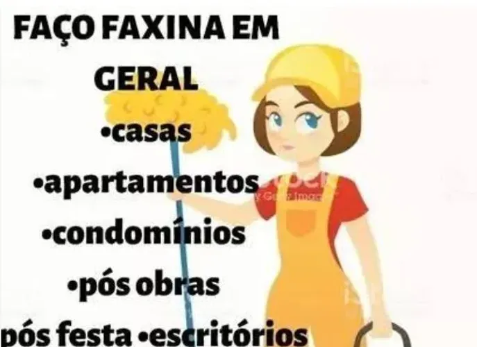 Faço faxina em geral