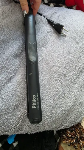 prancha ceramic black Philco 