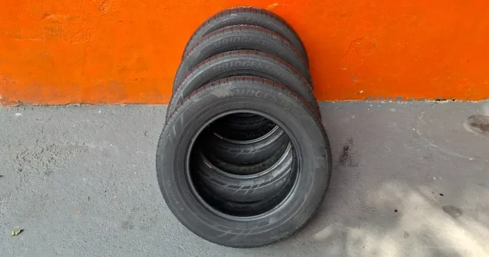 Jogo 4 Pneus Aro 15 Bridgestone 195 x 65 Ecopia_Aceito Cartão