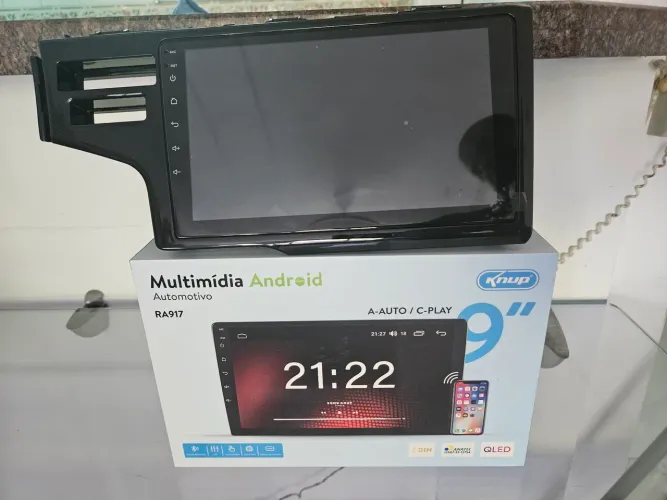 Central Multimídia para Honda FIT MODELO 2015 p Frente