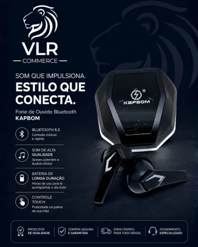 Fone de Ouvido sem fio tws bluetooth 5.0