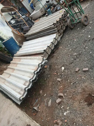 Telhas de zinco para tapumes