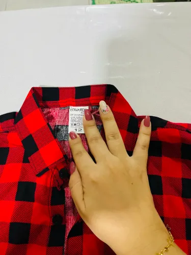 Camisa xadrez unissex 