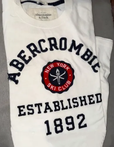 Camiseta Abercrombie Branca Tam. G (L)
