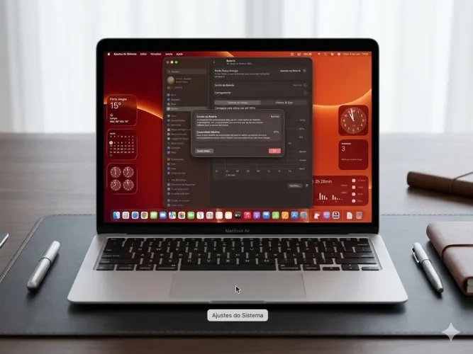 MacBook Air M1 Space Gray - Impecável, Bateria 97% (Na Caixa)