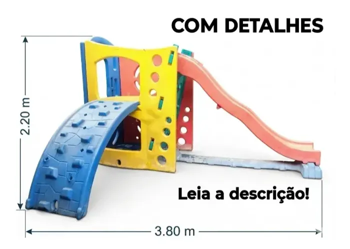 Playground Advance Da Marca Mundo Azul Usado Com Detalhes (Usado)